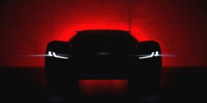 Audi showed the first teaser of the new supercar