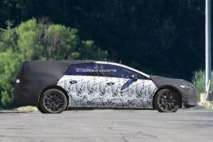 Electric Mercedes EQ S first seen on test drive